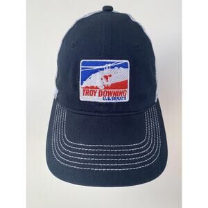 Troy Downing for U.S. Senate trucker hat Montana helicopter rescue patch cap